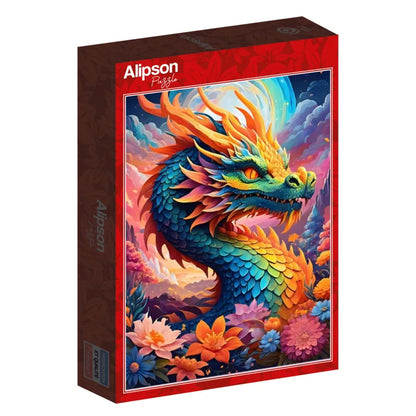 Colourful Dragon from 123RF, 1000 Piece Puzzle
