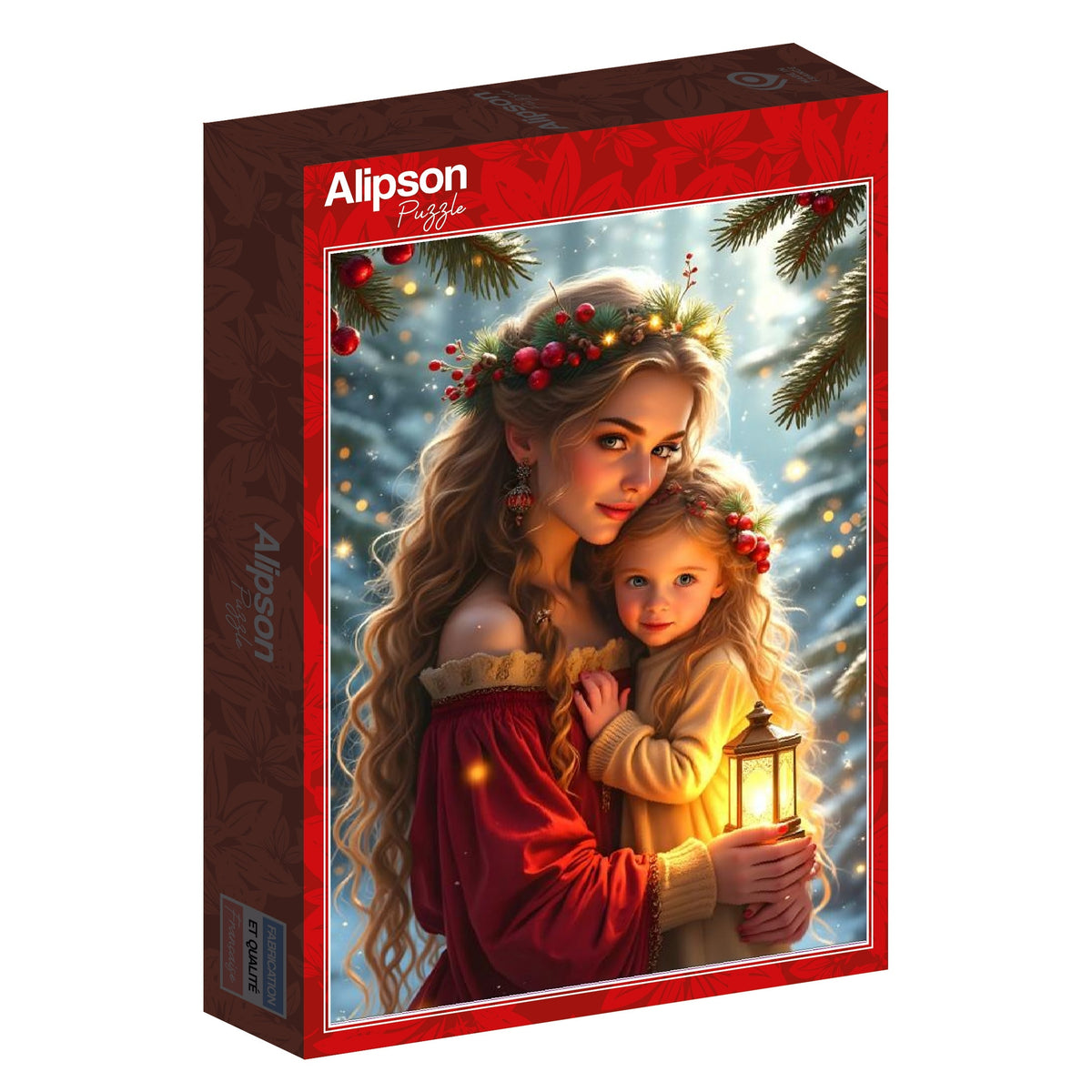 Tendresse de Noël - Mother and Daughter Collection from 123RF, 1000 Piece Puzzle
