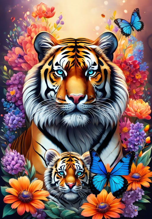 Tigers - Maternal Love Collection from 123RF, 1000 Piece Puzzle