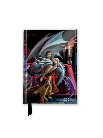 Anne Stokes: Dragon Charm 2024 Luxury Pocket Diary