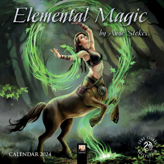 Anne Stokes: Elemental Magic Mini Wandkalender 2024 (Kunstkalender)