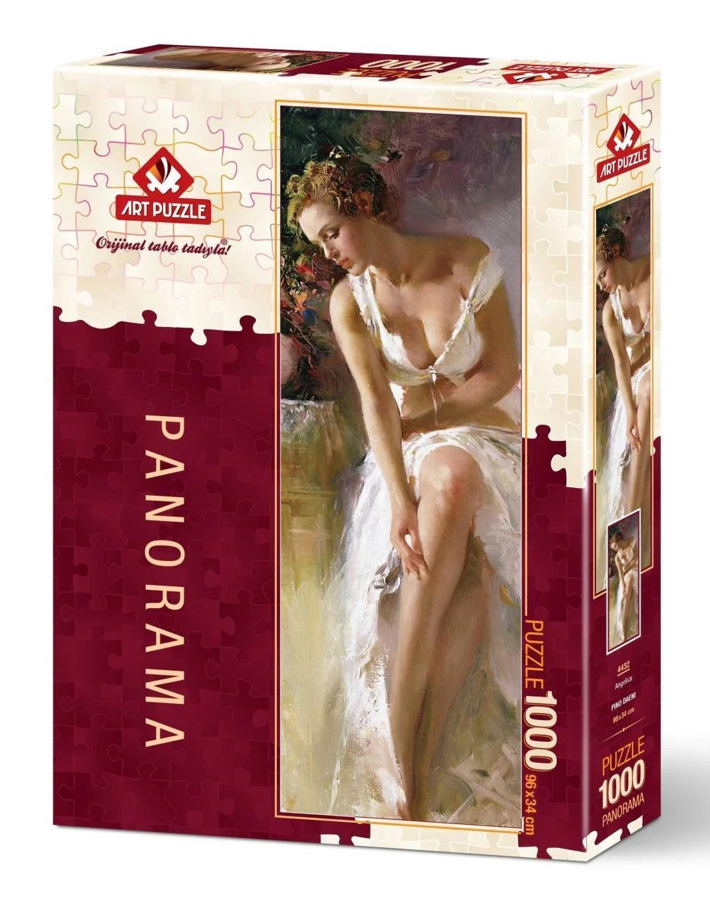 Angelica af Pino Daeni, 1000 brikker panoramapuslespil