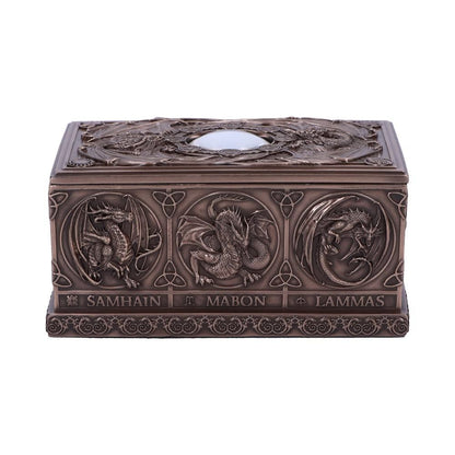 Anne Stokes Dragons of the Sabbats Tarot Box Bronze