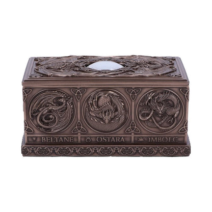 Anne Stokes Dragons of the Sabbats Tarot Box Bronze