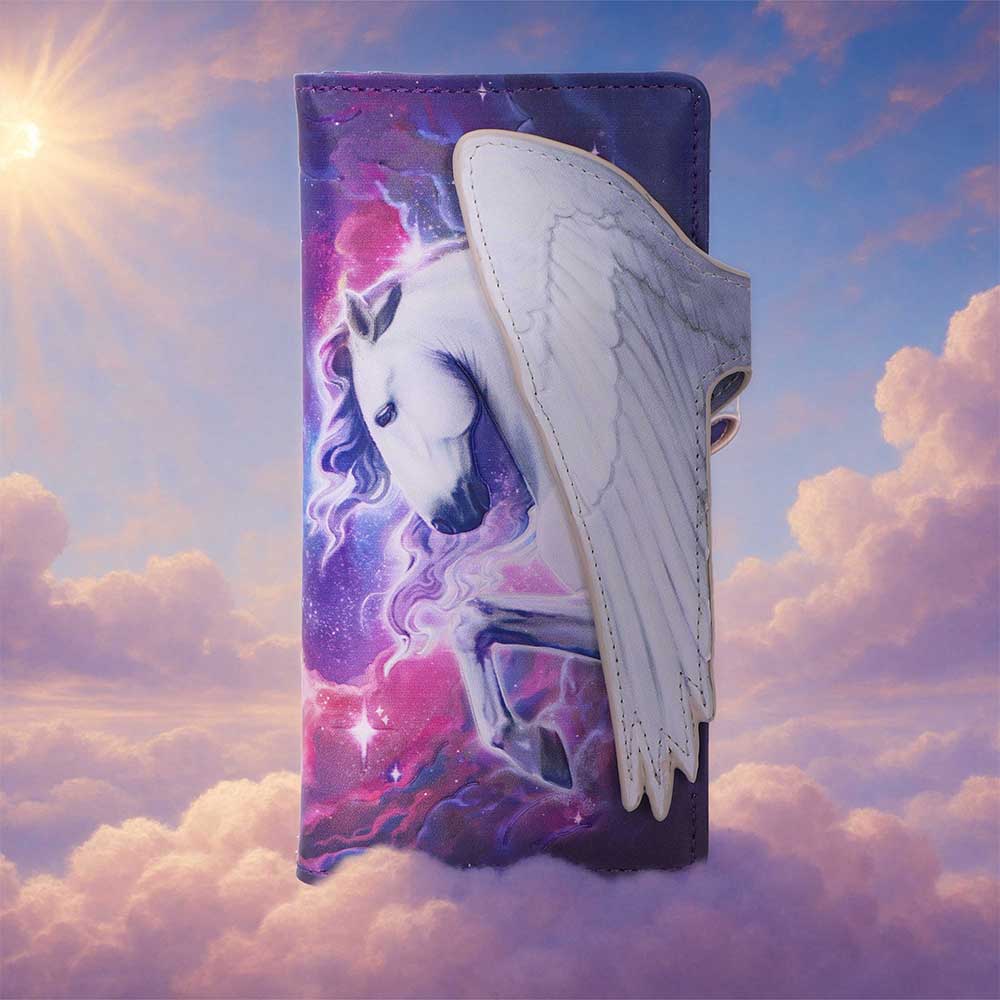 Mythical Flight Embossed Purse
