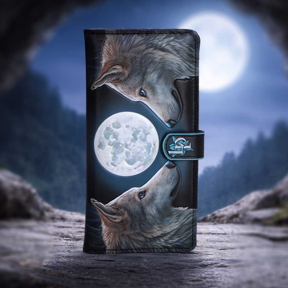 Lunar Gaze Embossed Purse By Lisa Parker