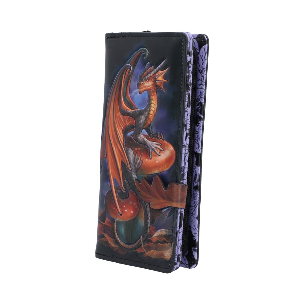 Anne Stokes Mushroom Dragon Embossed Purse