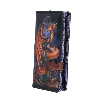 Anne Stokes Mushroom Dragon Embossed Purse
