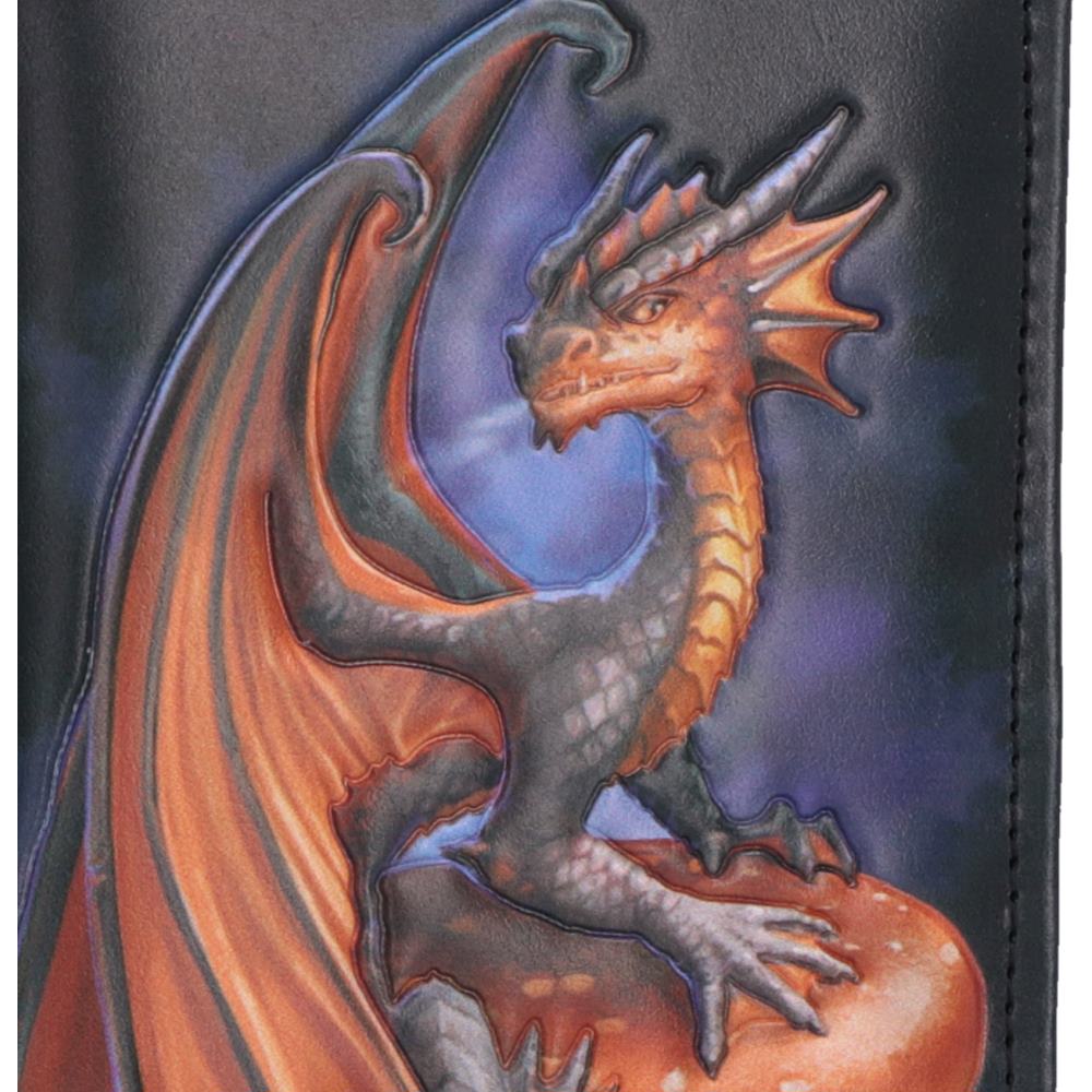 Anne Stokes Mushroom Dragon Embossed Purse