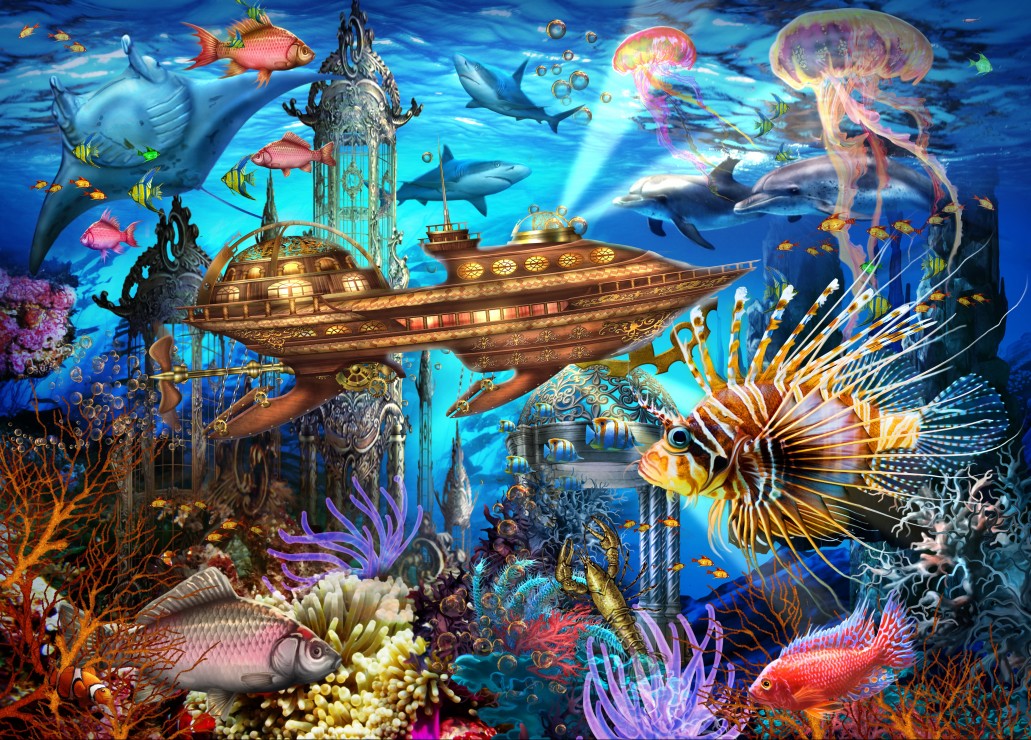 Aqua City by Ciro Marchetti, 1000 Piece Puzzle