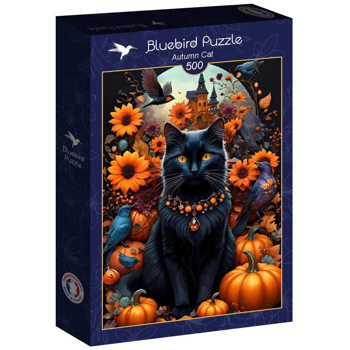 Autumn Cat from 123RF, 500 Piece Puzzle