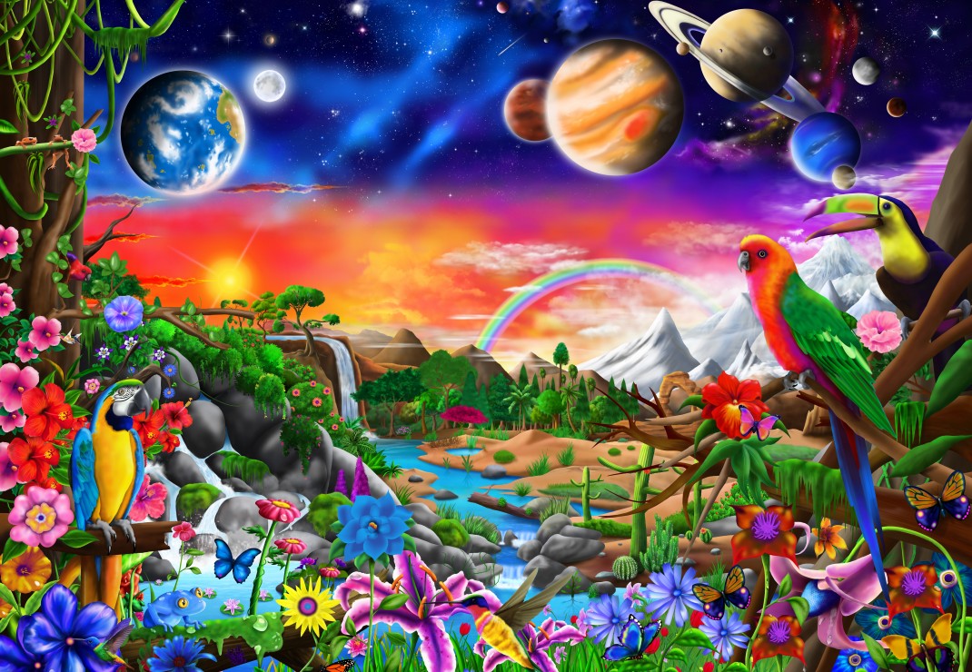 Cosmic Paradise by Gerald Newton, 1000 Piece Puzzle