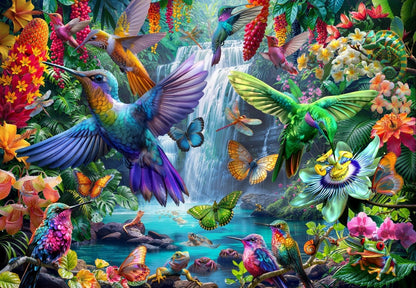 Tropical Hummingbirds by Jessica White, 1000 Piece Puzzle
