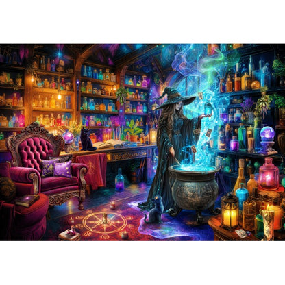 The Witch's Lair by Cameron Gray, 1000 Piece Puzzle