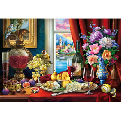Still Life and Wine from Image World, 1000 Piece Puzzle