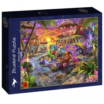 Hippie Beach by Jeff Haynie, 1000 Piece Puzzle
