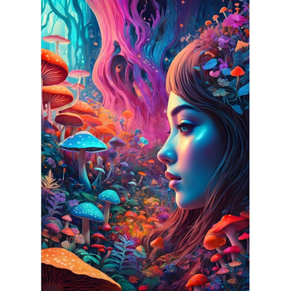 Mushroom World from 123RF, 500 Piece Puzzle