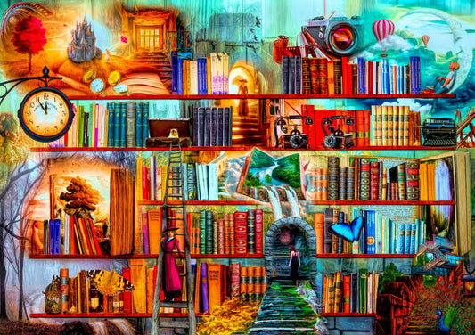 Mystery Writers by Celebrate Life Gallery, 1500 Piece Puzzle