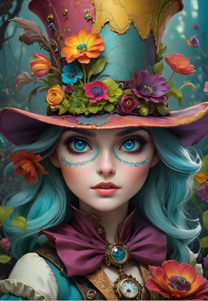 Lady with a Hat from 123RF, 1000 Piece Puzzle