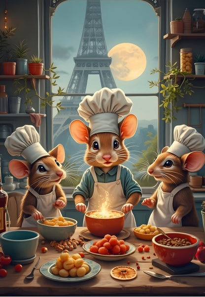 Little Chefs of Paris from 123RF, 1000 Piece Puzzle