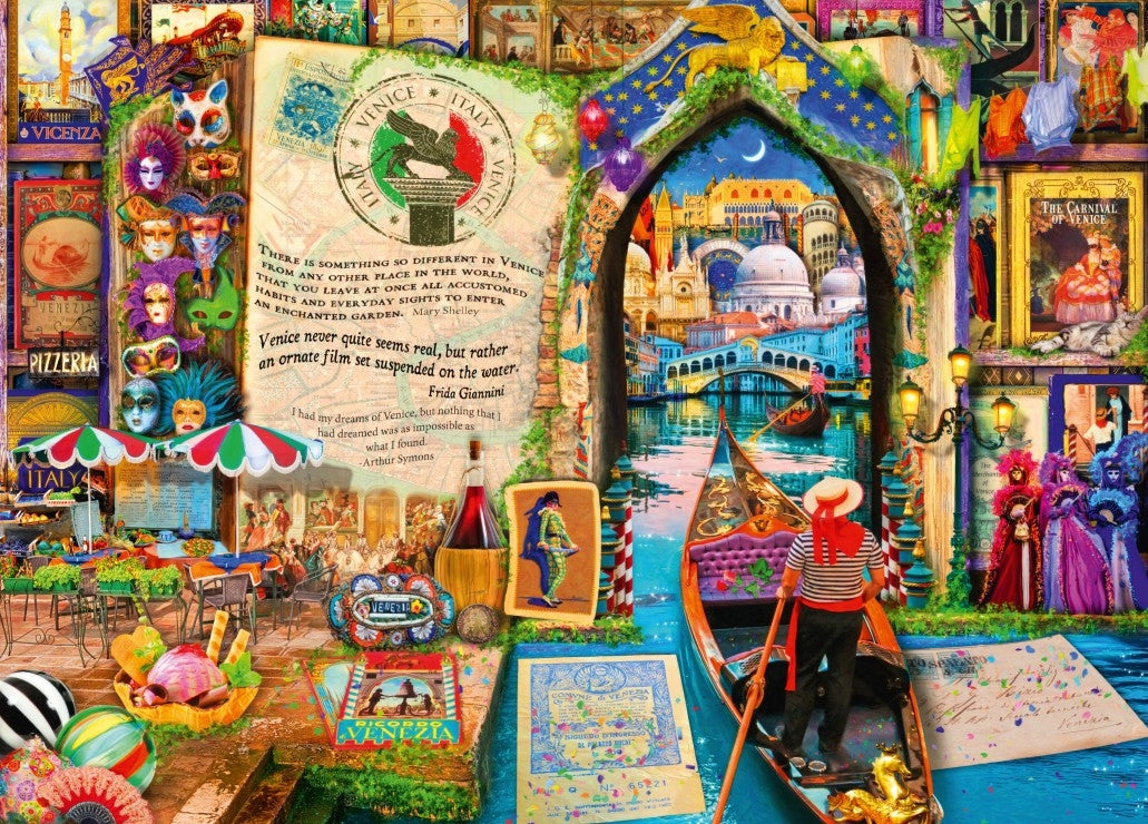 Life is an Open Book Venice by Aimee Stewart, 1500 Piece Puzzle