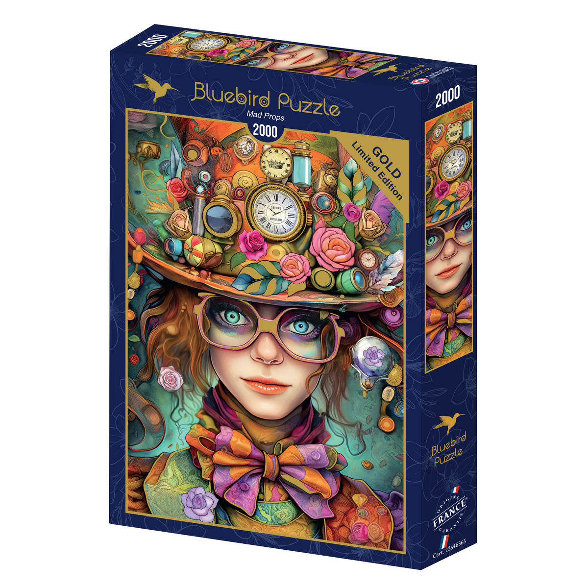 Mad Props by RomantzArt - Limited Edition 2000 Piece Puzzle with Gold Effect, Soft Touch and Collector Card