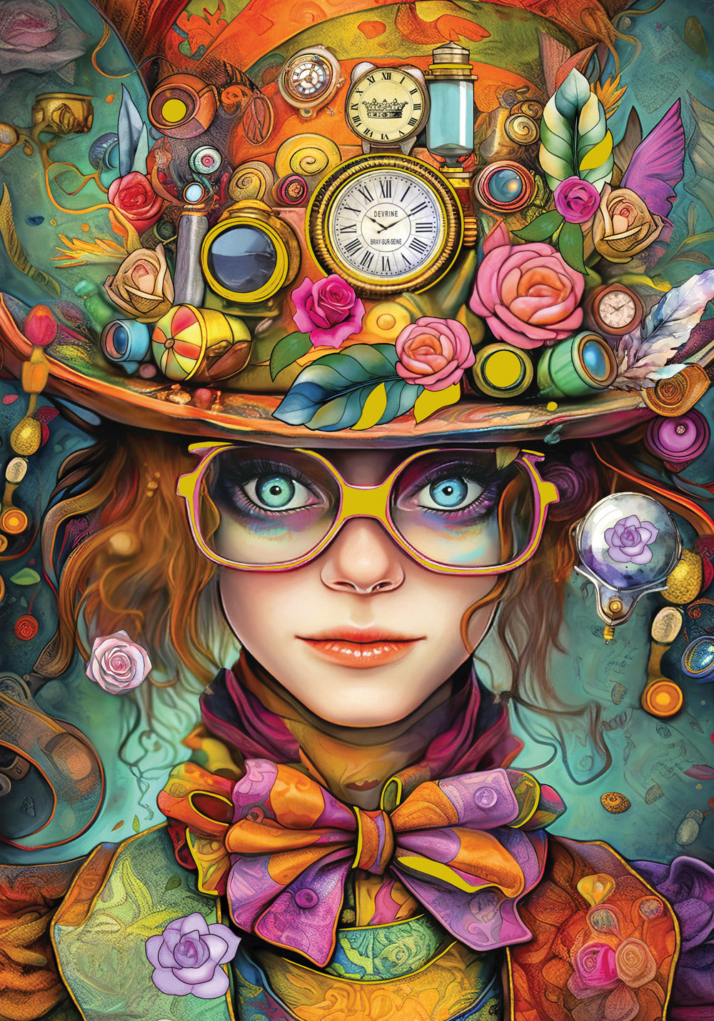 Mad Props by RomantzArt - Limited Edition 2000 Piece Puzzle with Gold Effect, Soft Touch and Collector Card