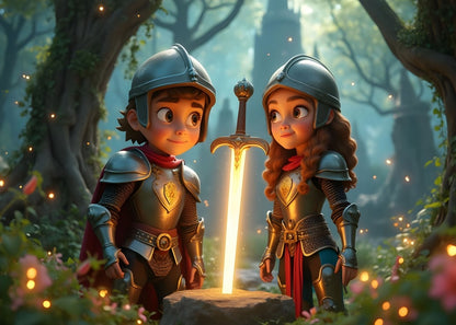 The Guardians of the Sword of Light from 123RF, 204 Piece Puzzle