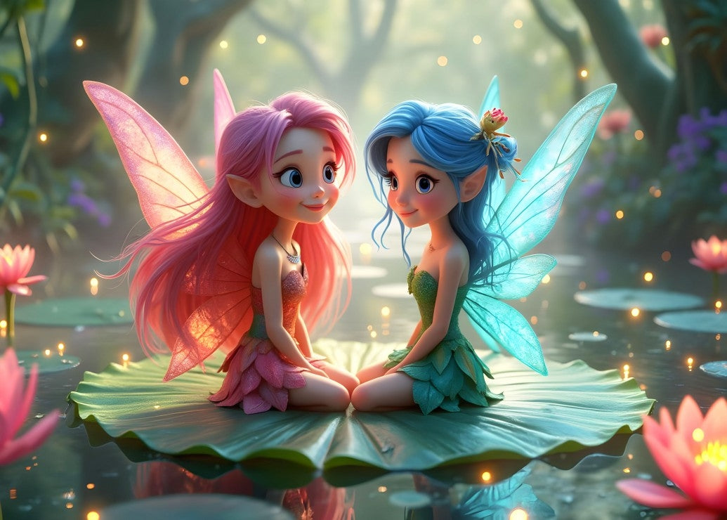 The Fairies of the Magic Water Lily from 123RF, 204 Piece Puzzle