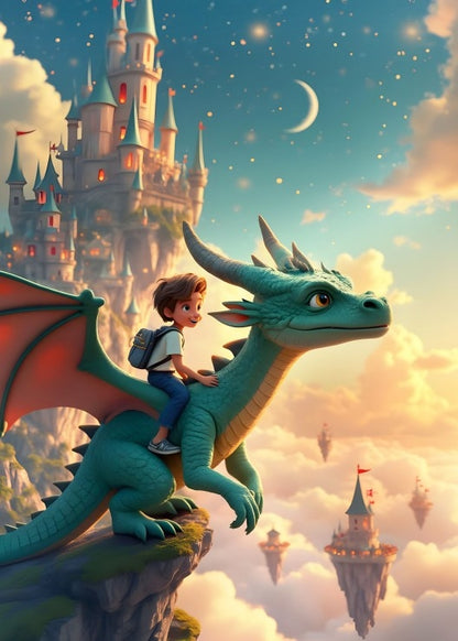 Discoveries on the Back of a Dragon from 123RF, 204 Piece Puzzle