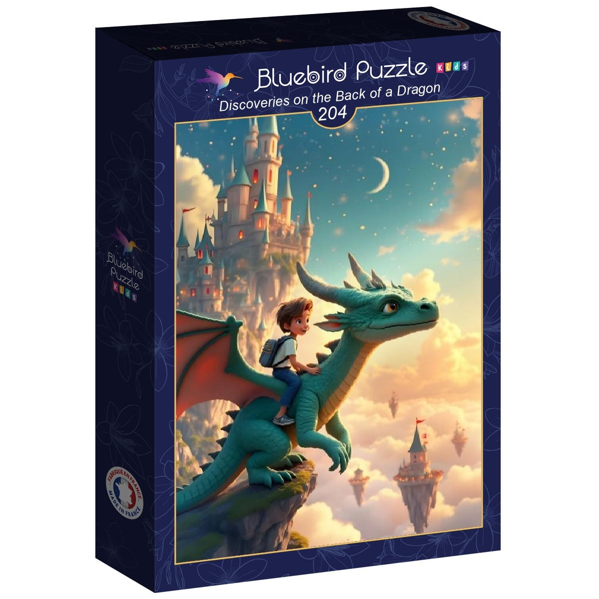 Discoveries on the Back of a Dragon from 123RF, 204 Piece Puzzle