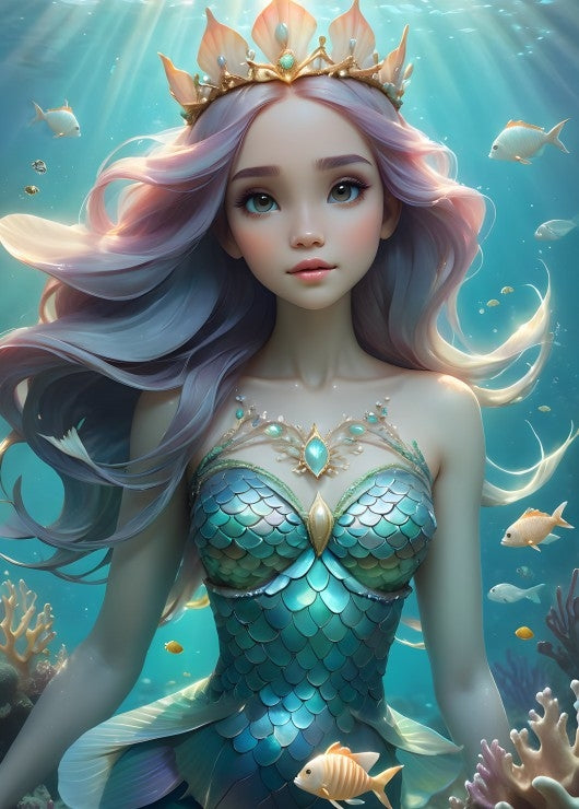 Beautiful Mermaid from 123RF, 300 Piece Puzzle
