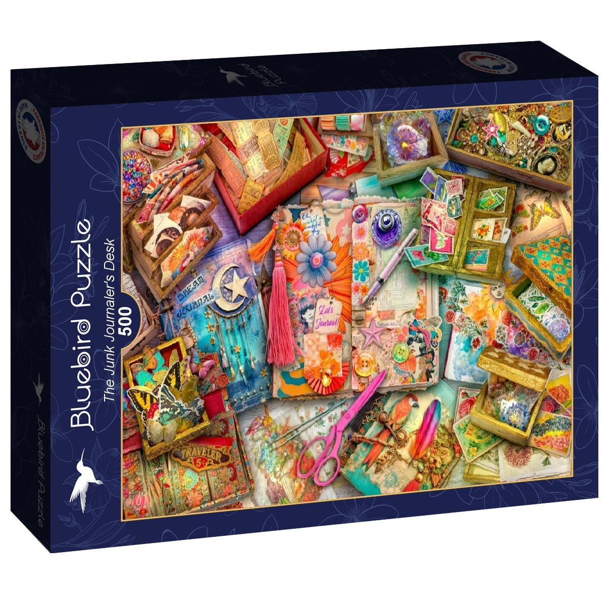 The Junk Journaler's Desk by Aimee Stewart, 500 Piece Puzzle