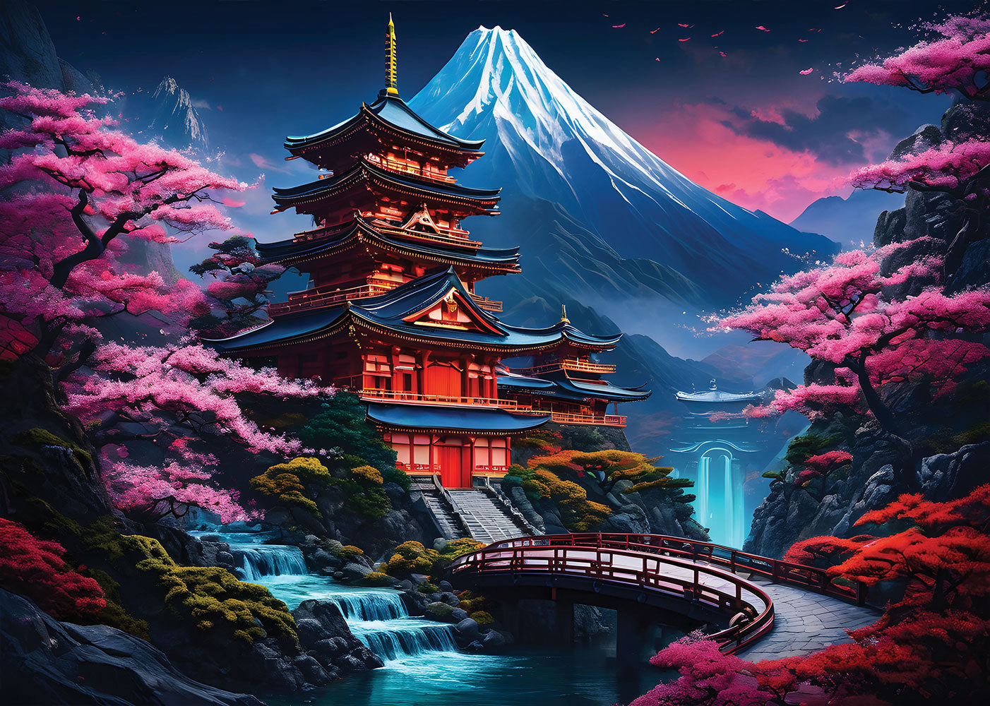 Japan Spirit - Asia Collection, 2 x 500 Piece Puzzles