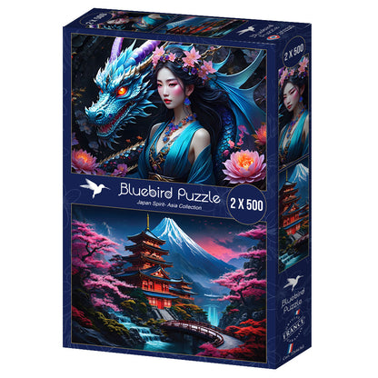 Japan Spirit - Asia Collection, 2 x 500 Piece Puzzles