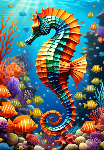Seahorse from 123RF, 1000 Piece Puzzle