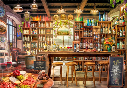 The Wine Tasting Room by Lars Stewart, 1000 Piece Puzzle