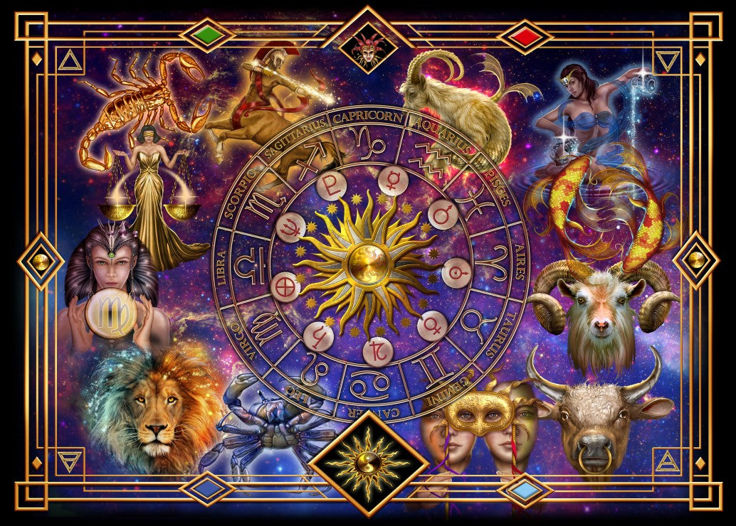 Zodiac Montage by Ciro Marchetti, 1500 Piece Puzzle