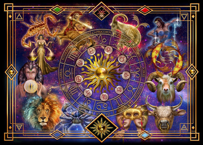 Zodiac Montage by Ciro Marchetti, 1500 Piece Puzzle