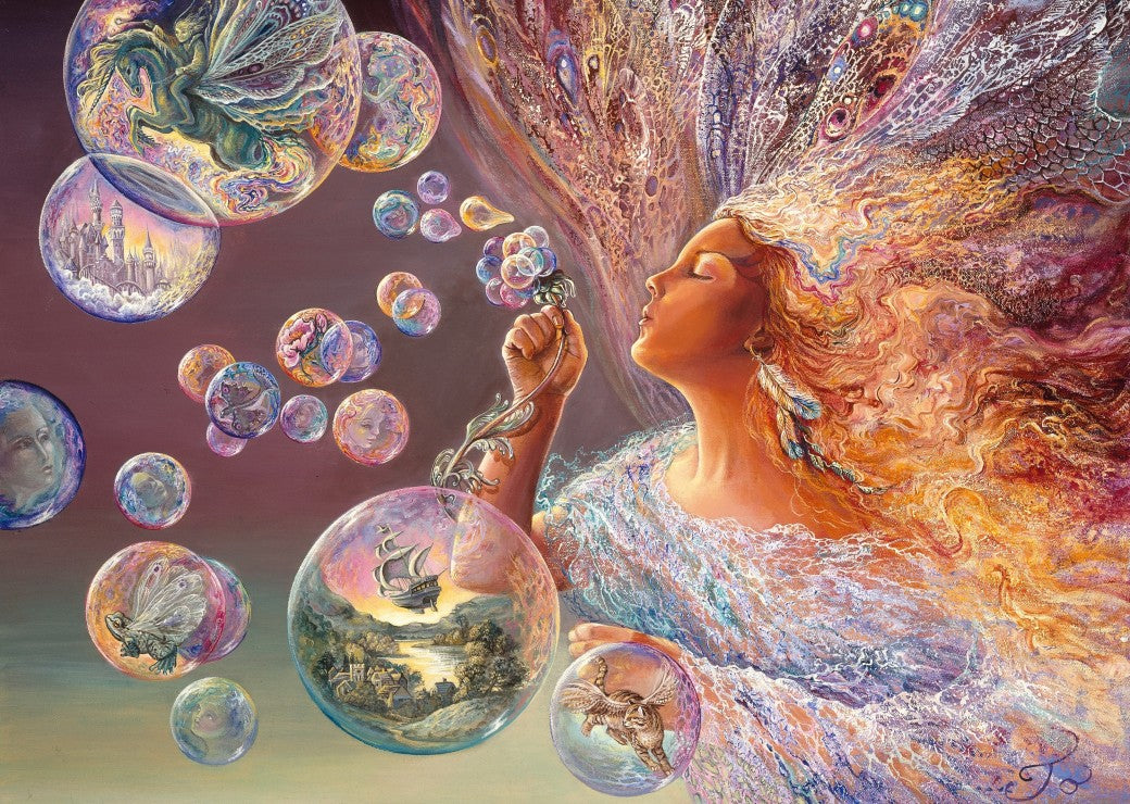 Bubble Flower by Josephine Wall, 500 Piece Puzzle
