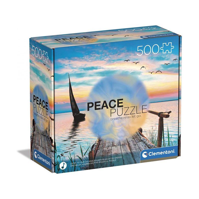 Vrede: het meer, puzzel van 500 stukjes