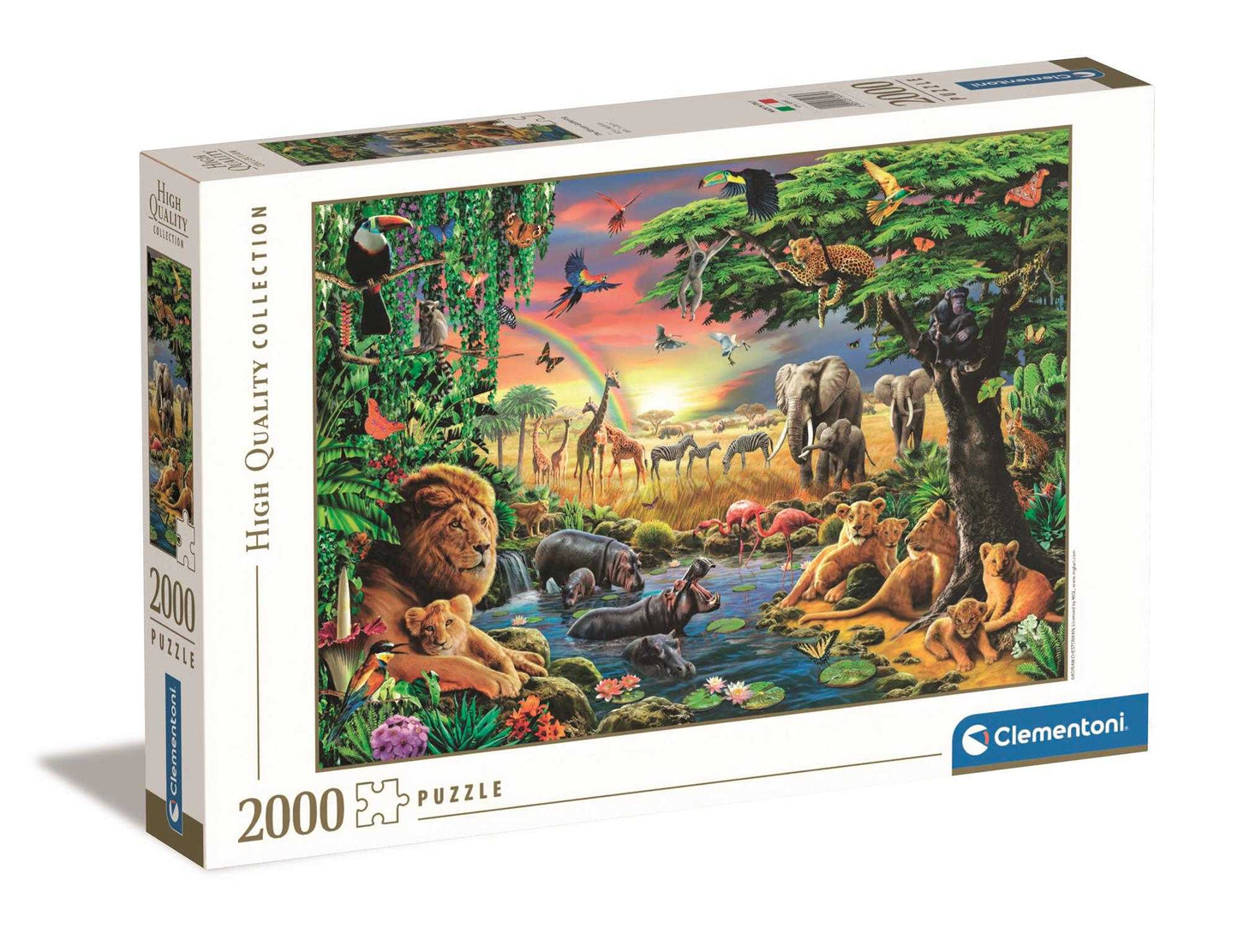 The African Gathering by Adrian Chesterman, 2000 Piece Puzzle