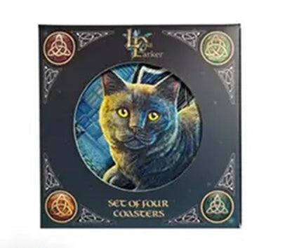 Lisa Parker Magical Cats (second edition) Set of 4 Cork Coasters