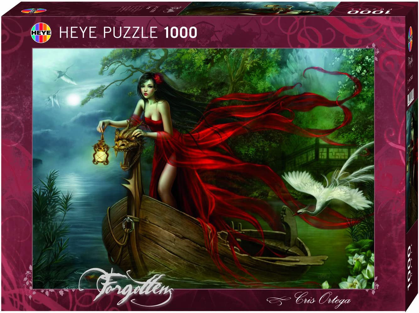 Swans by Cris Ortega, 1000 Piece Puzzle