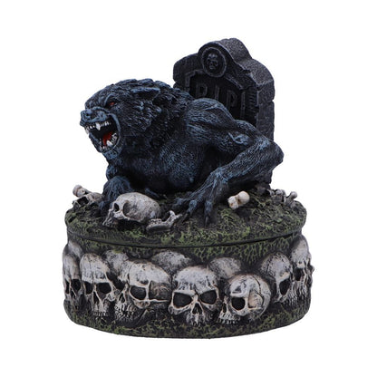 Treasures of the Lycan Dark Werewolf Figurine and Stash Box