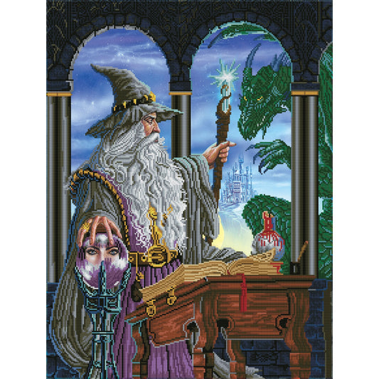 Wizards Emissary by Ed Beard Jr, Diamond Art Kit