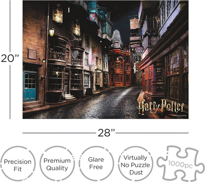 Harry Potter - Diagon Alley, 1000 Piece Puzzle