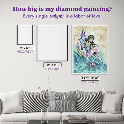 Dragon Perch by Amy Brown, Diamond Art Kit