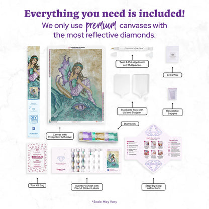 Dragon Perch by Amy Brown, Diamond Art Kit