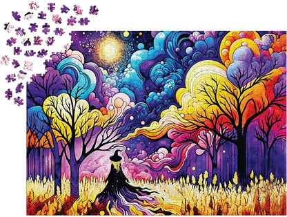 The Witch's Way by Peggy Collins, 1000 Piece Puzzle